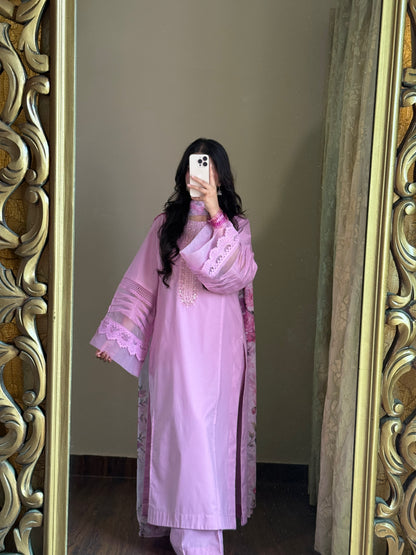 Lilac Cambric Suit