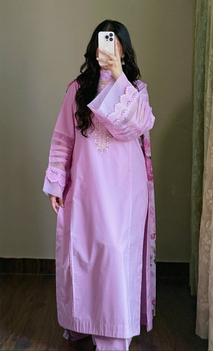 Lilac Cambric Suit